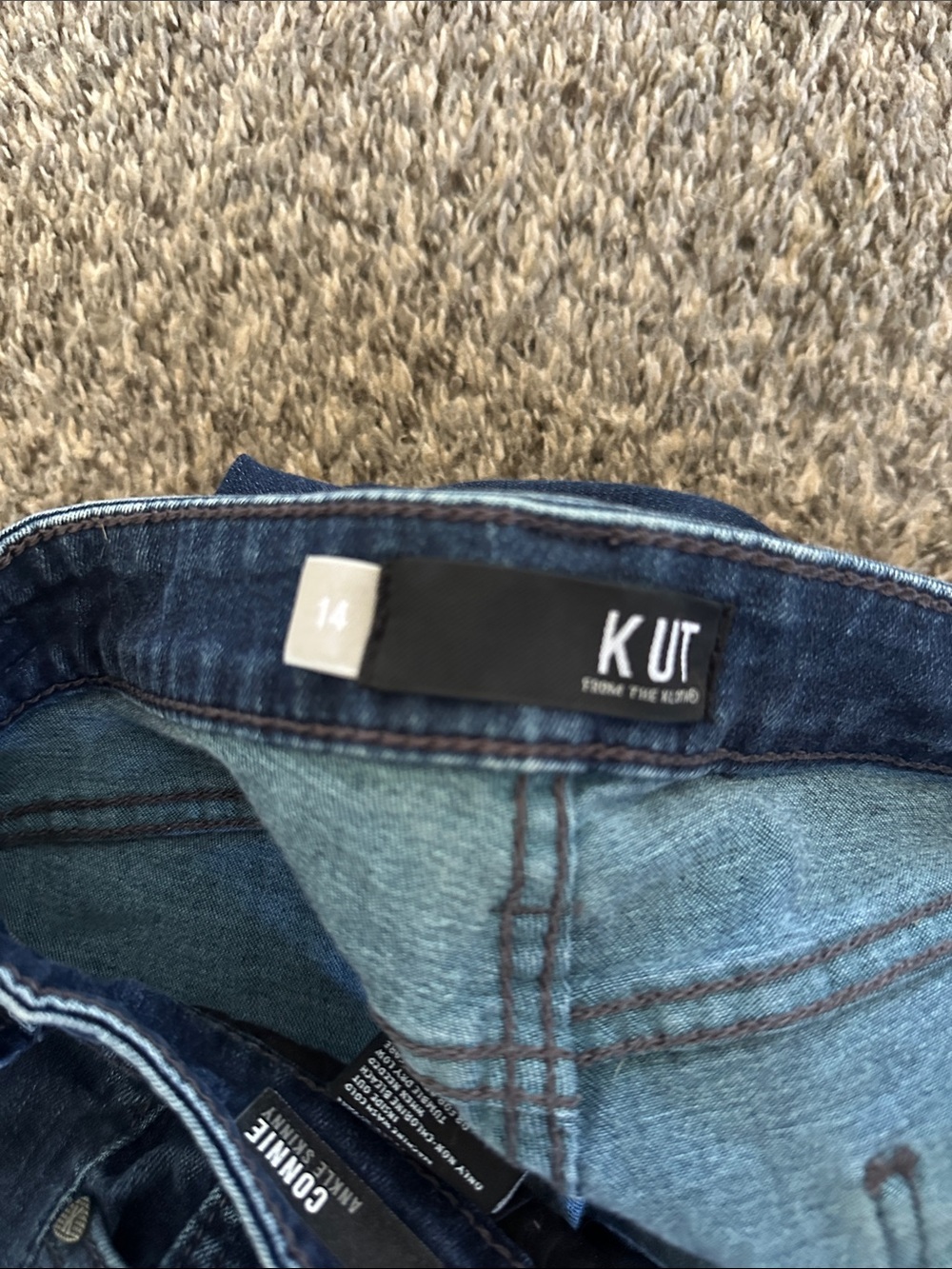 Kut from the Kloth Indigo Skinny Jeans - Picture 5 of 5